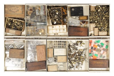 Lot 364 - A LARGE COLLECTION OF WATCH AND CLOCKMAKERS' TOOLS