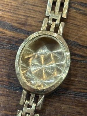 Lot 355 - A COLLECTION OF 9CT GOLD WATCH BRACELETS AND A CHAIN