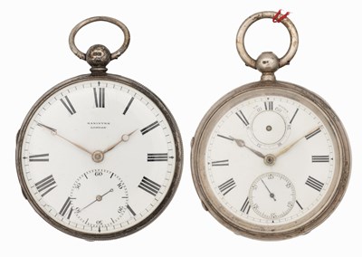 Lot A COLLECTION OF THREE OPEN FACED POCKET WATCHES