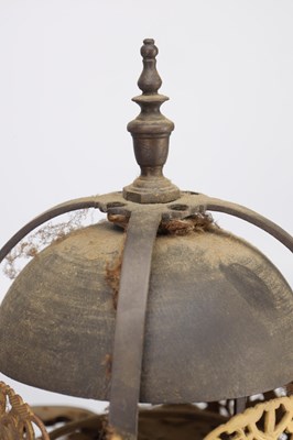 Lot 1341 - RICHARD ANES A RARE 17TH CENTURY BRASS LANTERN CLOCK