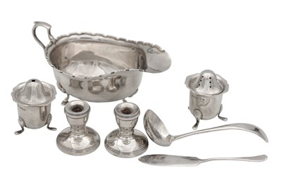 Lot 109 - A COLLECTION OF SILVER TABLEWARE