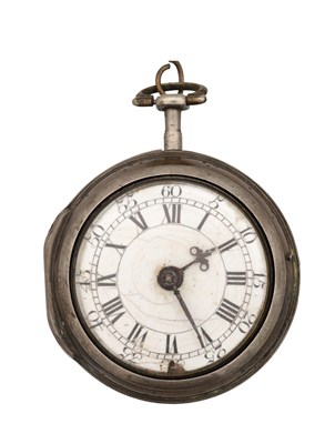 Lot 503 - J. WILMOTT, LONDON. A GEORGE III TORTOISESHELL PAIR CASED POCKET WATCH