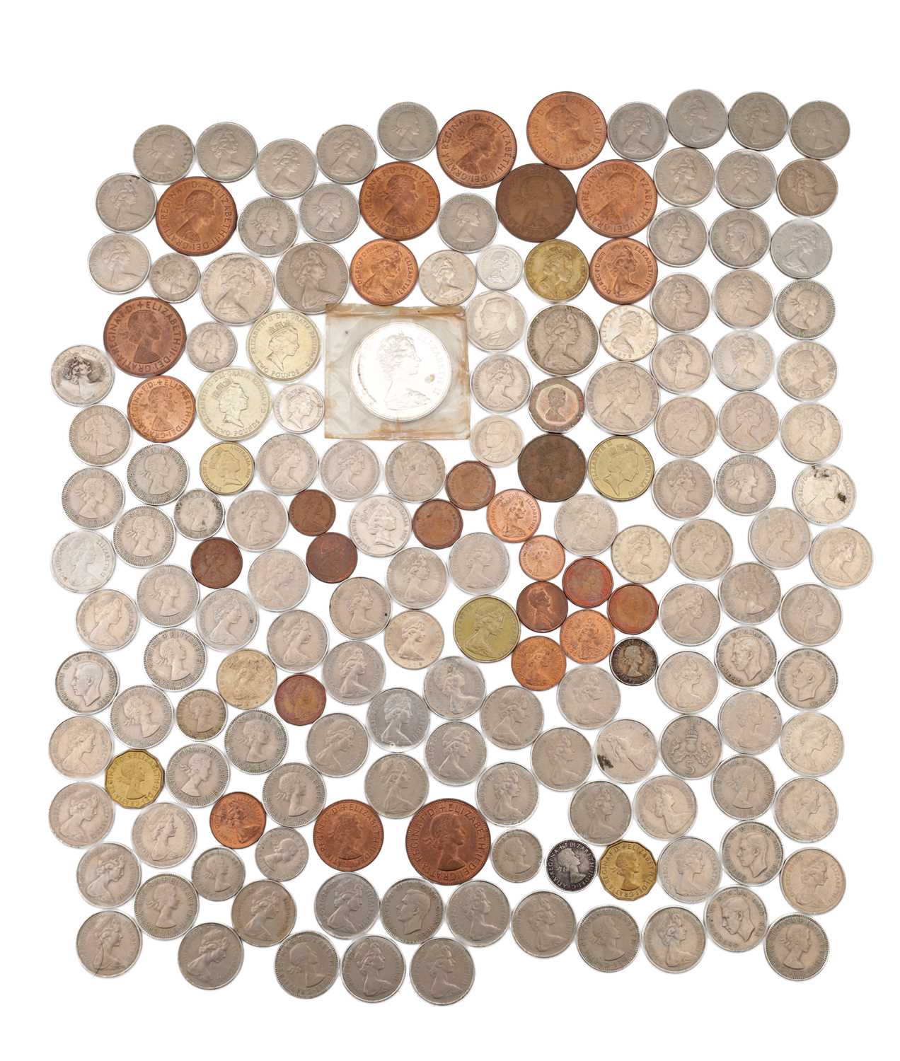 Lot A LARGE COLLECTION OF ELIZABETH II COINS