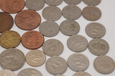 Lot A LARGE COLLECTION OF ELIZABETH II COINS
