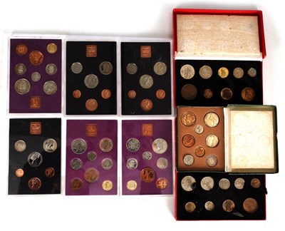 Lot 207 - A COLLECTION OF NINE ROYAL MINT PROOF COIN SETS