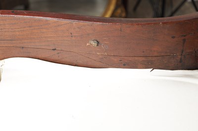 Lot 1569 - A GEORGE III MAHOGANY GENTLEMAN'S SERPENTINE FRONT DRESSING CHEST