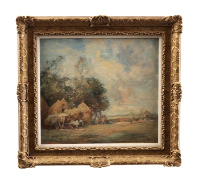 Lot 902 - SIR JAMES LAWTON WINGATE (SCOTTISH 1846-1924) A LATE 19TH CENTURY OIL ON CANVAS LANDSCAPE