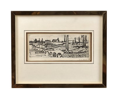 Lot 967 - E. G. DUNN AN AQUATINT 1958