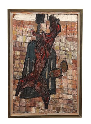 Lot 919 - BRIAN KERR (C.1956/7) A LATE 20TH CENTURY OIL ON BOARD