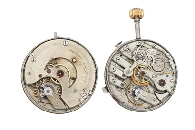 Lot 357 - TWO SWISS REPEATER POCKET WATCH MOVEMENTS