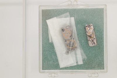 Lot 321 - TWO 1930S SWISS DUOPLAN WATCH MOVEMENTS