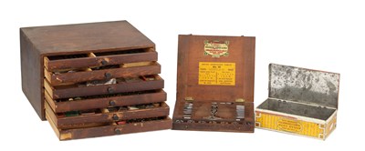 Lot 1177 - A COLLECTION OF WATCHMAKERS' PARTS AND TOOLS
