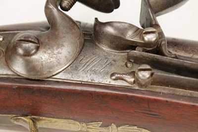 Lot 835 - AN 18TH CENTURY ENGLISH FLINTLOCK BLUNDERBUSS BY WHELLER