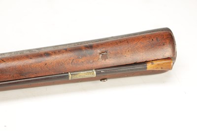 Lot 835 - AN 18TH CENTURY ENGLISH FLINTLOCK BLUNDERBUSS BY WHELLER