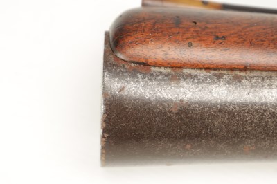 Lot 835 - AN 18TH CENTURY ENGLISH FLINTLOCK BLUNDERBUSS BY WHELLER