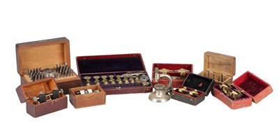 Lot 1228 - A COLLECTION OF CASED WATCHMAKERS' TOOLS