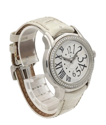 Lot 447 - AN AUDEMARS PIGUET LADIES DIAMOND-SET WRIST WATCH