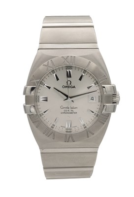 Lot 358 - A 2014 OMEGA CONSTELLATION STAINLESS STEEL CO-AXIAL CHRONOMETER WRISTWATCH