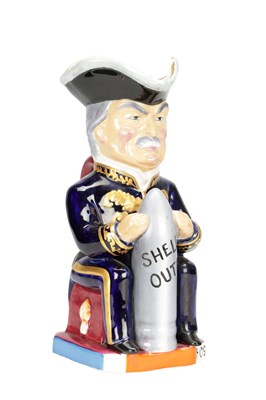 Lot 590 - AN EARLY 20TH CENTURY STAFFORDSHIRE POTTERY PRIME MINISTER LLOYD GEORGE GREAT WAR TOBY JUG