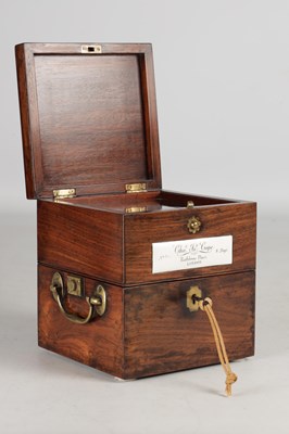 Lot 1349 - CHARLES JOHN COPE, RATHBONE PLACE, LONDON A RARE EARLY 19TH CENTURY EIGHT-DAY MARINE CHRONOMETER WITH ENAMEL DIAL