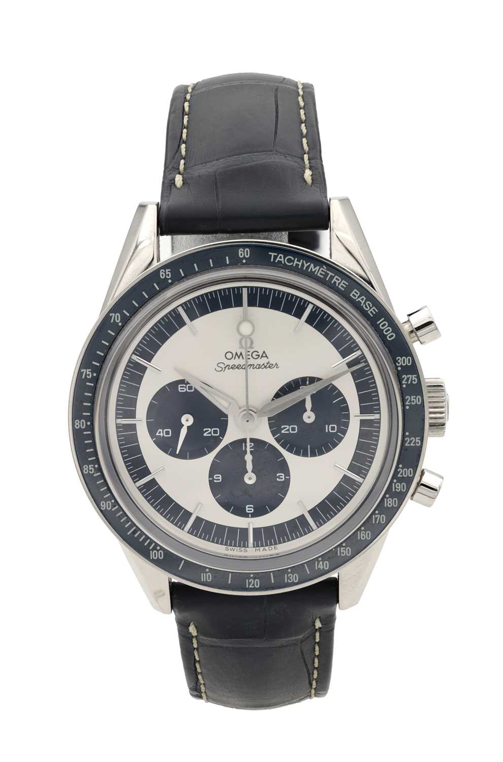 Lot 352 - A GENTLEMAN'S OMEGA SPEEDMASTER CK2998 LIMITED EDITION STAINLESS STEEL CHRONOGRAPH WRISTWATCH