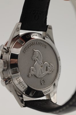 Lot 352 - A GENTLEMAN'S OMEGA SPEEDMASTER CK2998 LIMITED EDITION STAINLESS STEEL CHRONOGRAPH WRISTWATCH
