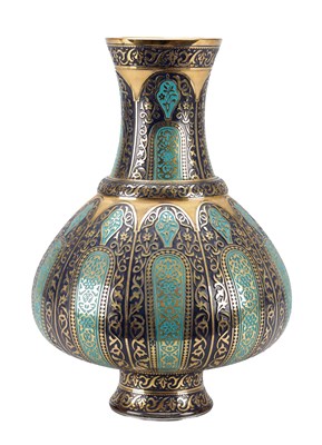 Lot 542 - A DECORIUM TURKISH STUDIO GLASS VASE