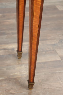Lot 1535 - A FINE 19TH CENTURY FRENCH ORMOLU MOUNTED KINGWOOD AND PAINTED WRITING CABINET