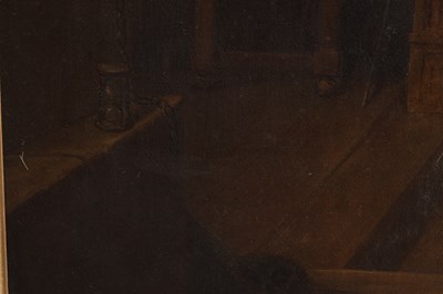 Lot 924 - A 19TH CENTURY OIL ON CANVAS PAINTING THE TRIBUNAL OF THE HOLY OFFICE OF THE INQUISITION