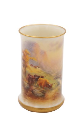 Lot 625 - STINTON A ROYAL WORCESTER PORCELAIN VASE