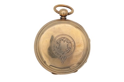 Lot 460 - A RARE EARLY 19TH CENTURY ENGLISH SILVER GILT OPEN FACED POCKET WATCH OF LORD NELSON INTEREST