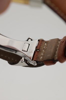 Lot 478 - A CIRCA 2000 JAEGER-LECOULTRE STEEL AND GOLD REVERSO MEMORY WRIST WATCH