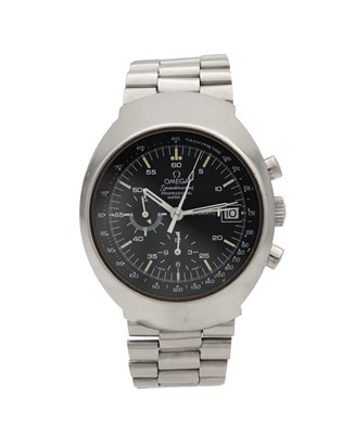 Lot 421 - A 1970S STEEL OMEGA SPEEDMASTER PROFESSIONAL MARK IV AUTOMATIC CHRONOGRAPH WRIST WATCH