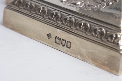 Lot 57 - A SET OF FOUR LATE 20TH CENTURY ENGLISH SILVER CORINTHIAN COLUMN TABLE LAMPS
