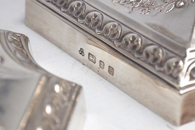 Lot 57 - A SET OF FOUR LATE 20TH CENTURY ENGLISH SILVER CORINTHIAN COLUMN TABLE LAMPS