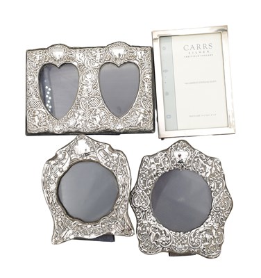 Lot 108 - A COLLECTION OF EARLY 20TH CENTURY AND LATER ENGLISH SILVER PICTURE FRAMES