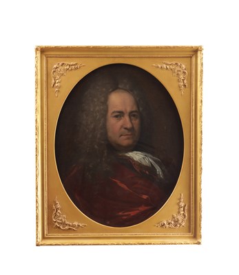 Lot 901 - IN THE MANNER OF ALLAN RAMSAY (1713-1784) AN 18TH CENTURY OIL ON CANVAS PORTRAIT OF A GENTLEMAN