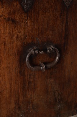 Lot 1518 - A 17TH CENTURY SPANISH WALNUT AND INLAID CABINET