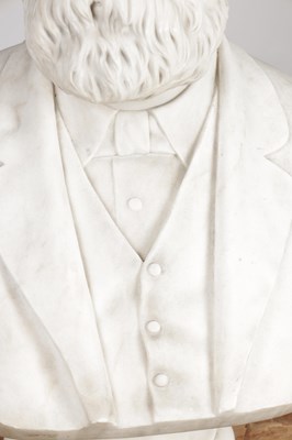Lot 1125 - E E GEFLOWSKI A PAIR OF LATE 19TH CENTURY MARBLE BUSTS