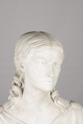 Lot 1125 - E E GEFLOWSKI A PAIR OF LATE 19TH CENTURY MARBLE BUSTS