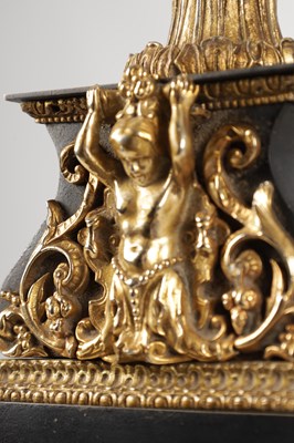 Lot 1353 - JEAN EUGENE ROBERT-HOUDIN, PARIS. A RARE LATE 19TH CENTURY ORMOLU AND PATINATED BRONZE MYSTERY CLOCK