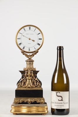 Lot 1353 - JEAN EUGENE ROBERT-HOUDIN, PARIS. A RARE LATE 19TH CENTURY ORMOLU AND PATINATED BRONZE MYSTERY CLOCK