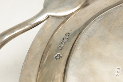 Lot 138 - A LARGE VICTORIAN ENGLISH SILVER TWO-HANDLED TRAY