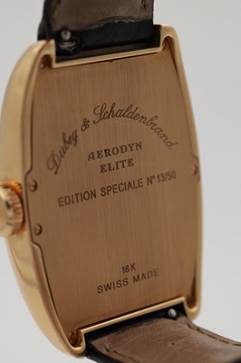 Lot 375 - AN 18CT ROSE GOLD DUBEY & SCHALDENBRAND AERODYN ELITE AUTOMATIC WRIST WATCH