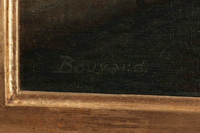 Lot 973 - BOUVARD AN OIL ON CANVAS VENETIAN CANAL SCENE