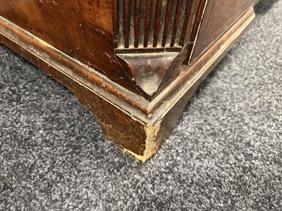 Lot 1688 - A GOOD EARLY 18TH CENTURY FIGURED WALNUT SECRETAIRE CHEST ON CHEST WITH STARBURST INLAID BASE