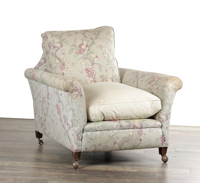Lot 1650 - HOWARD & SONS LTD. LONDON, NO84, A 20TH CENTURY UPHOLSTERED ARMCHAIR
