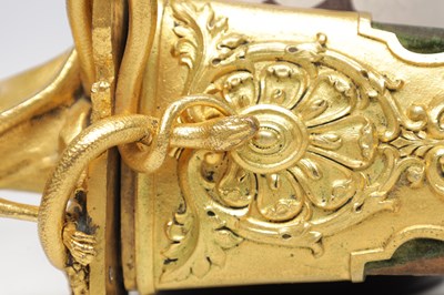 Lot 850 - A MID 19TH CENTURY FRENCH GILT BRONZE HILTED RITUAL DAGGER
