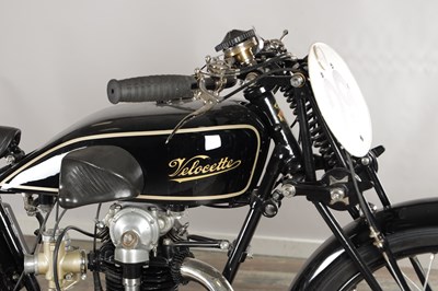Lot 1480 - A 1929 VELOCETTE KN 350CC MOTORCYCLE