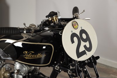 Lot 1480 - A 1929 VELOCETTE KN 350CC MOTORCYCLE